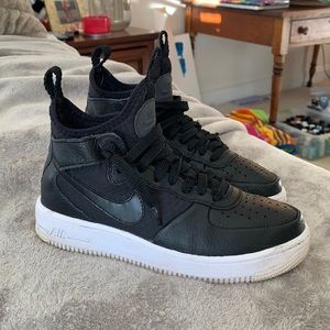 Black Air Force 1 Ultraforce Mid